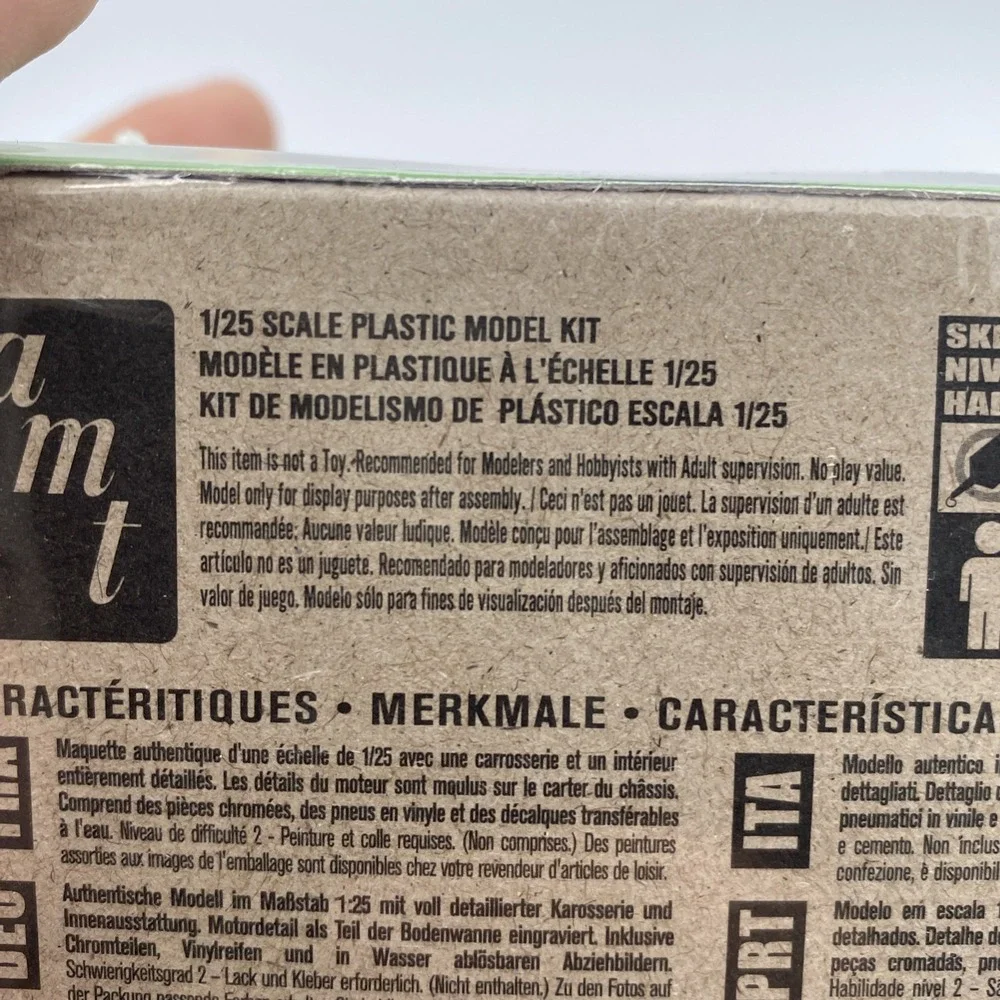 UH AMT 1:25 GREEN 1960 Ford F-100 Pickup Truck Deluxe 3 in 1 Model Kit Sealed